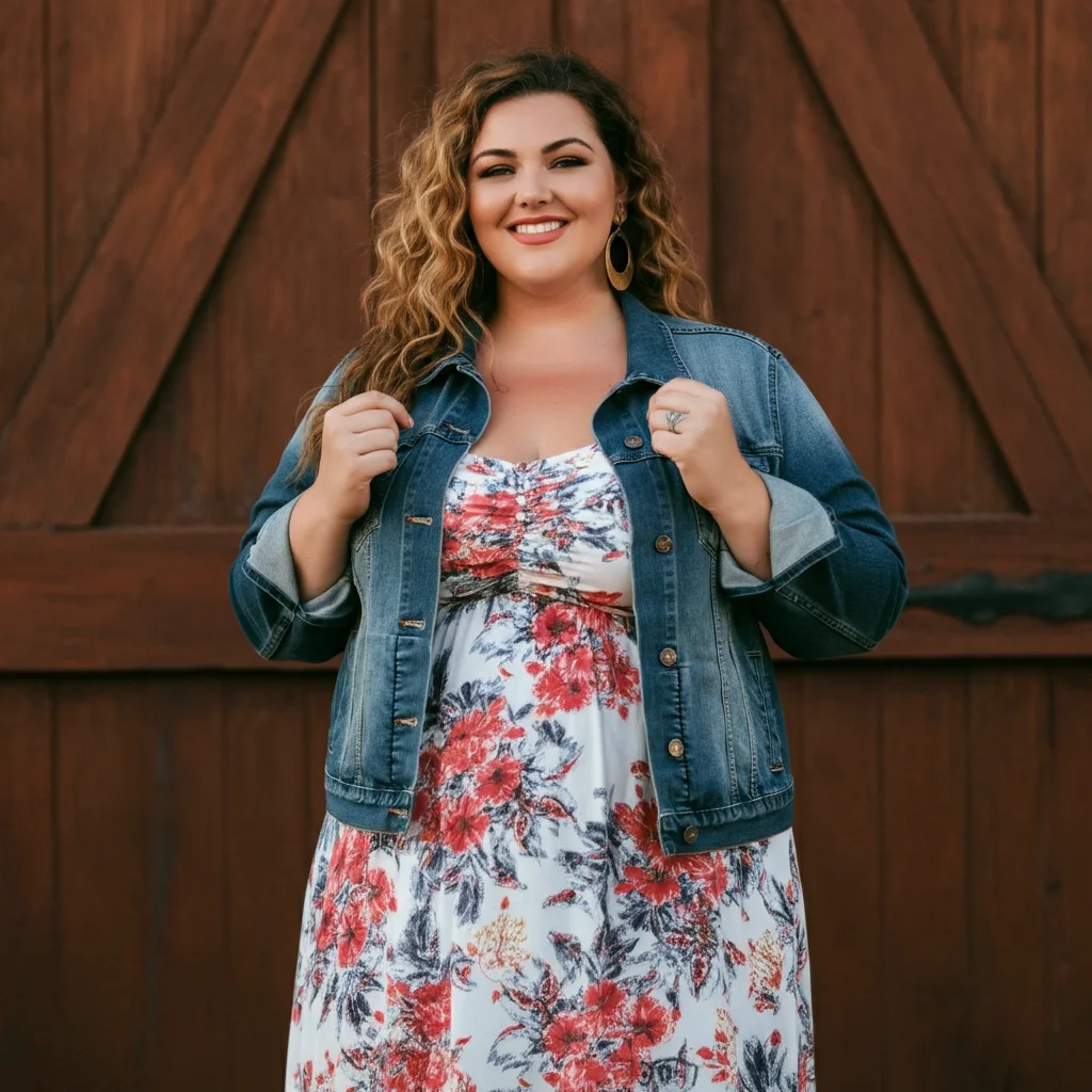 Denim Jacket & Sundress