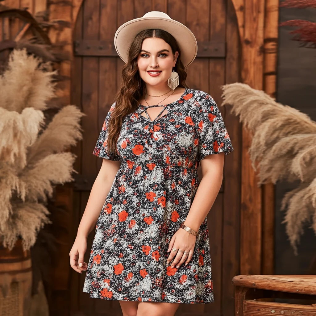Floral Print Dress