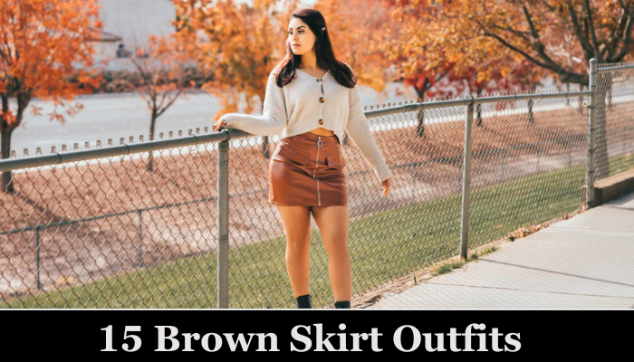 15 Brown Skirt Outfits That Scream Style and Versatility