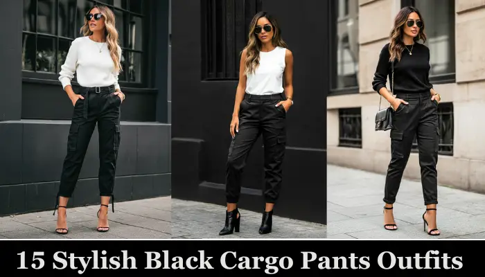 15 Stylish Black Cargo Pants Outfits