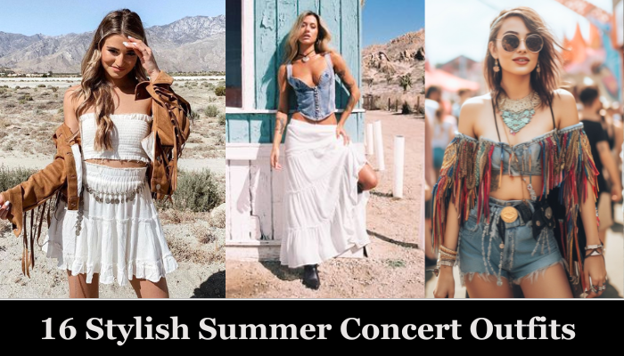 16 Stylish & Chic Summer Concert Outfits