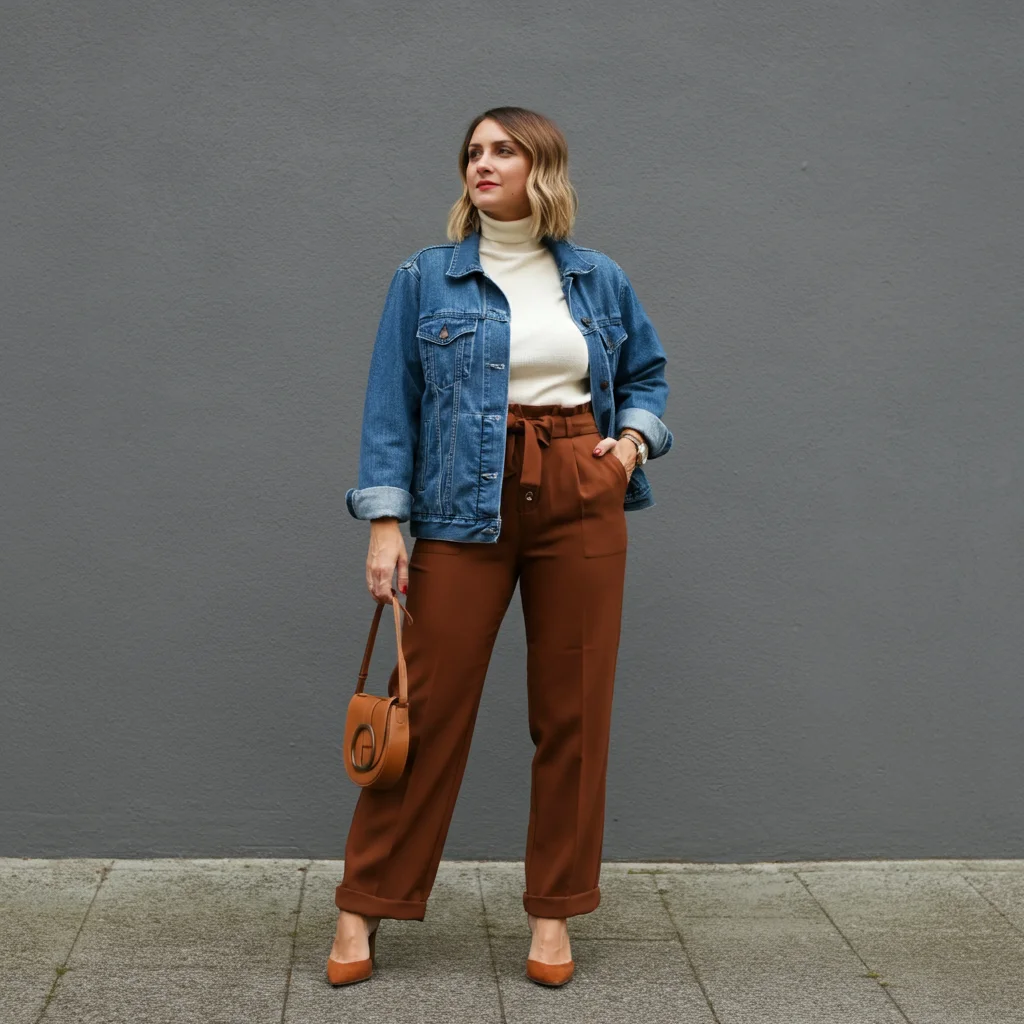 17 Inspiring Outfit Ideas To Style Brown Pants