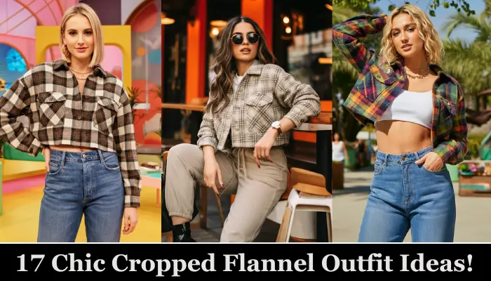 17 Chic Cropped Flannel Outfit Ideas!