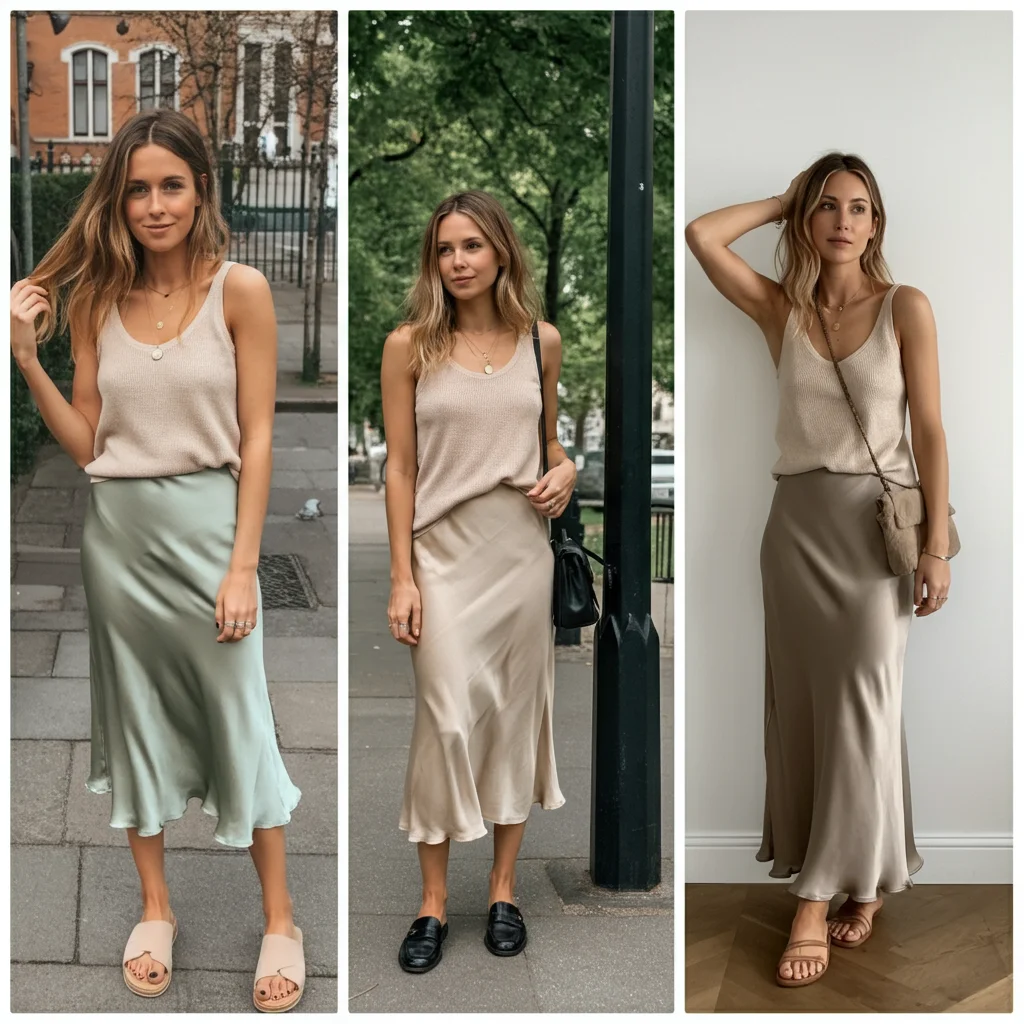 Tank Top with a Slip Skirt