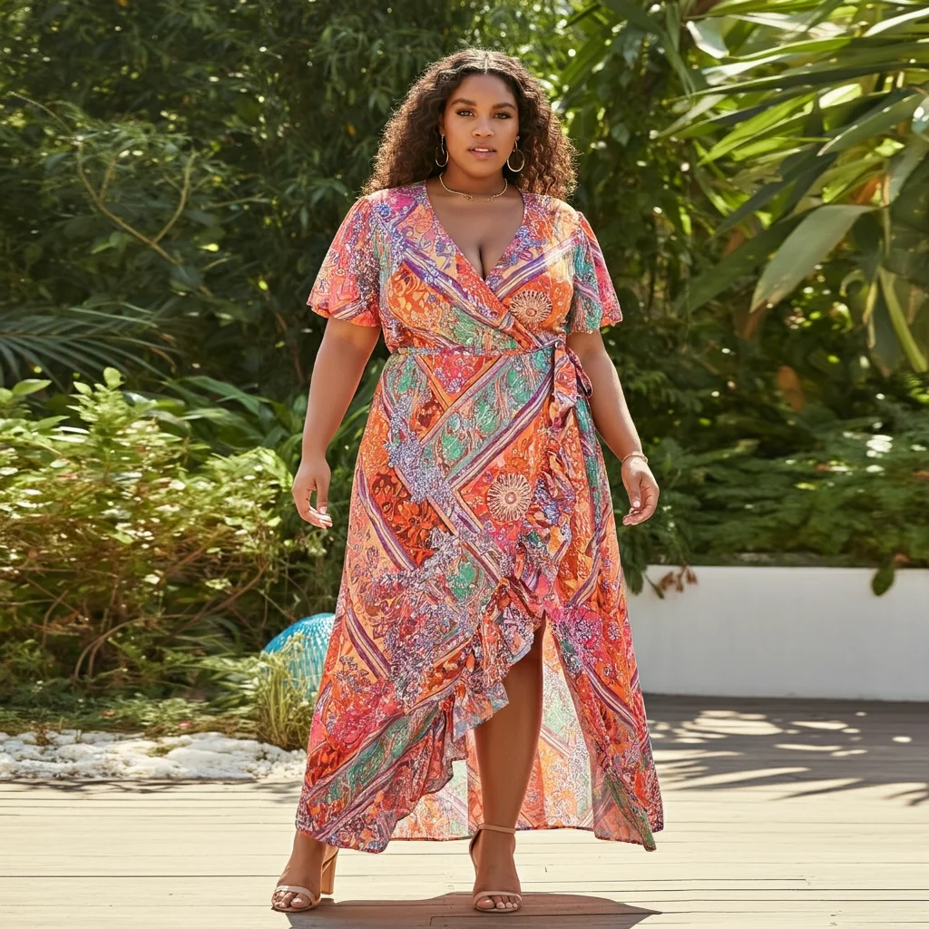 Wrap Maxi Dress
