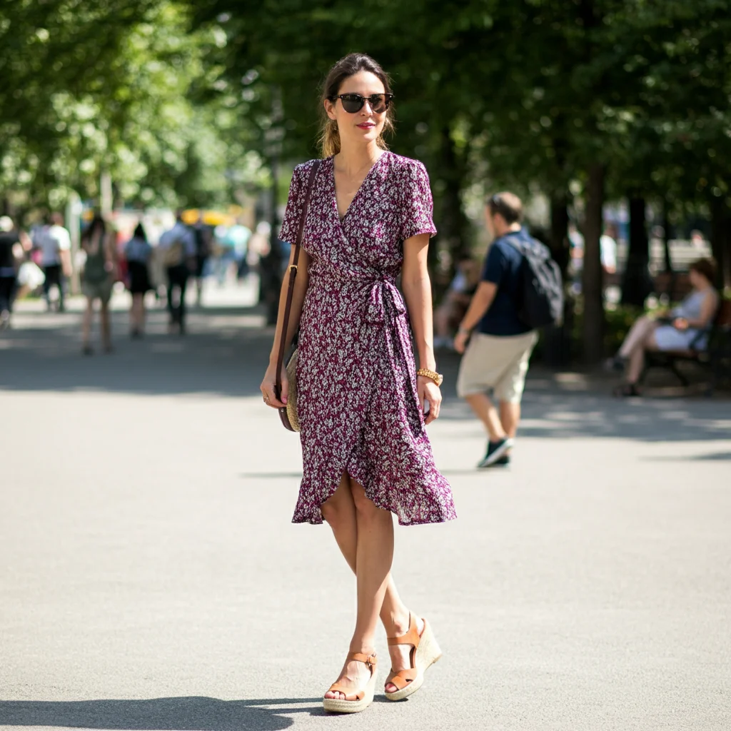 Wrap the Dress with Wedges
