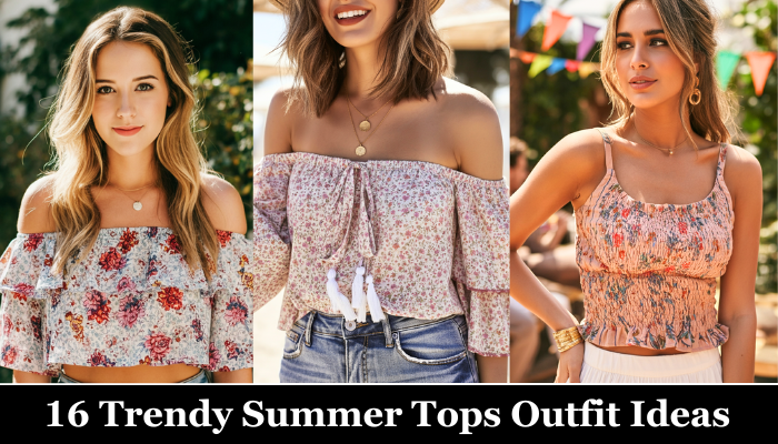 16 Trendy Summer Tops Outfit Ideas