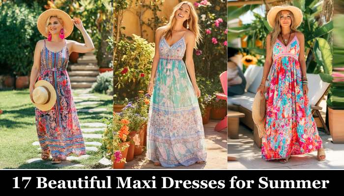 17 Beautiful Maxi Dresses for Summer