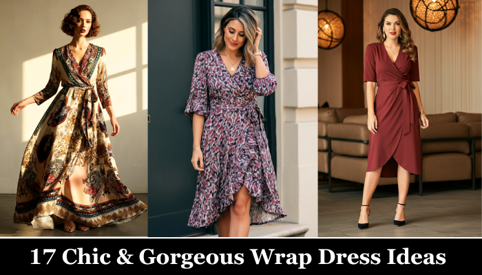 17 Gorgeous Wrap Dress Ideas for Women