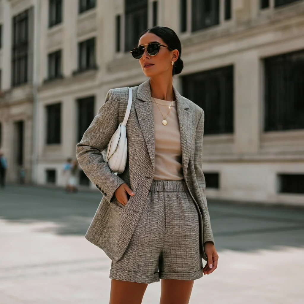 Blazer and Matching Shorts