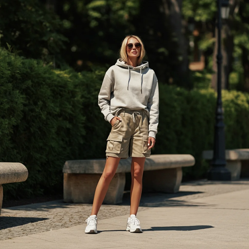 Cargo Shorts and a Hoodie