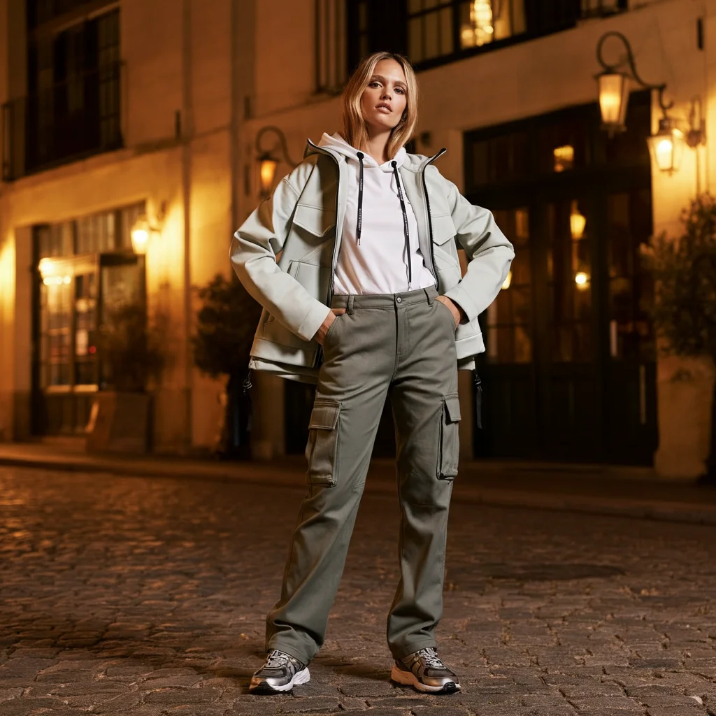 Cargo Trousers and a Lightweight Hoodie