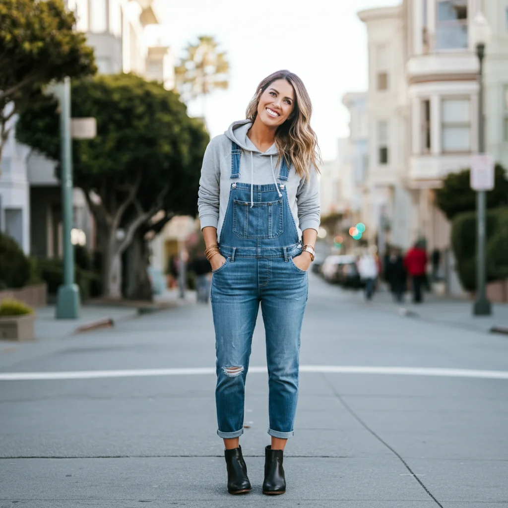 Hoodie with Overalls