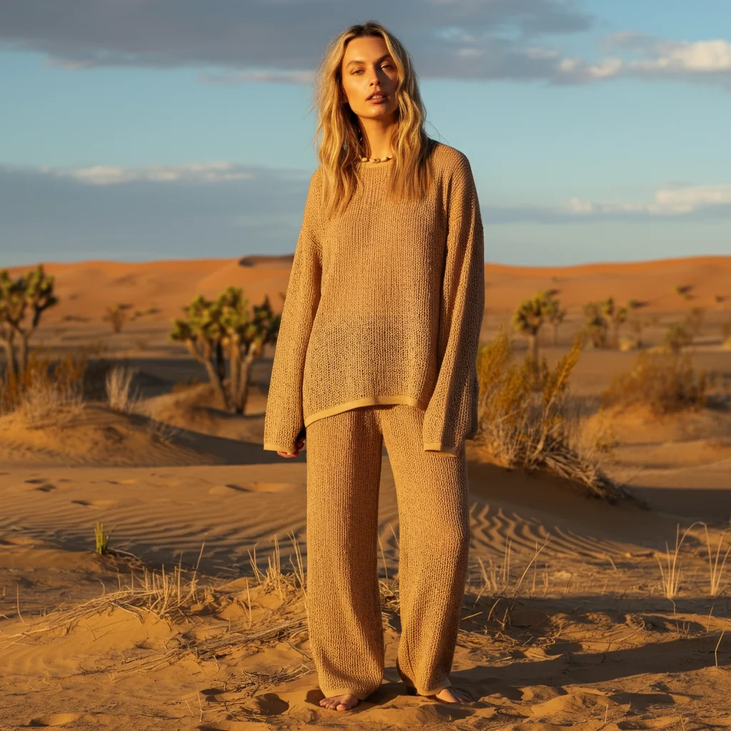 Loose Knitwear Set