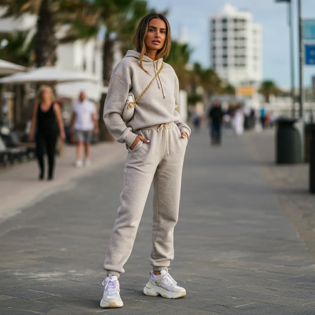 Lounge Set with Chunky Trainers