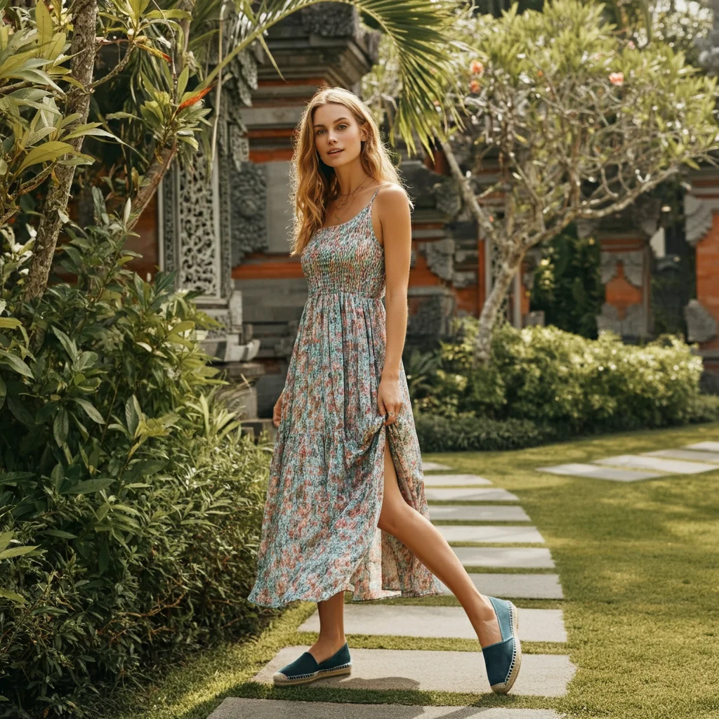 Sundress with Espadrilles