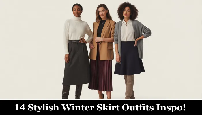 14 Stylish Winter Skirt Outfits
