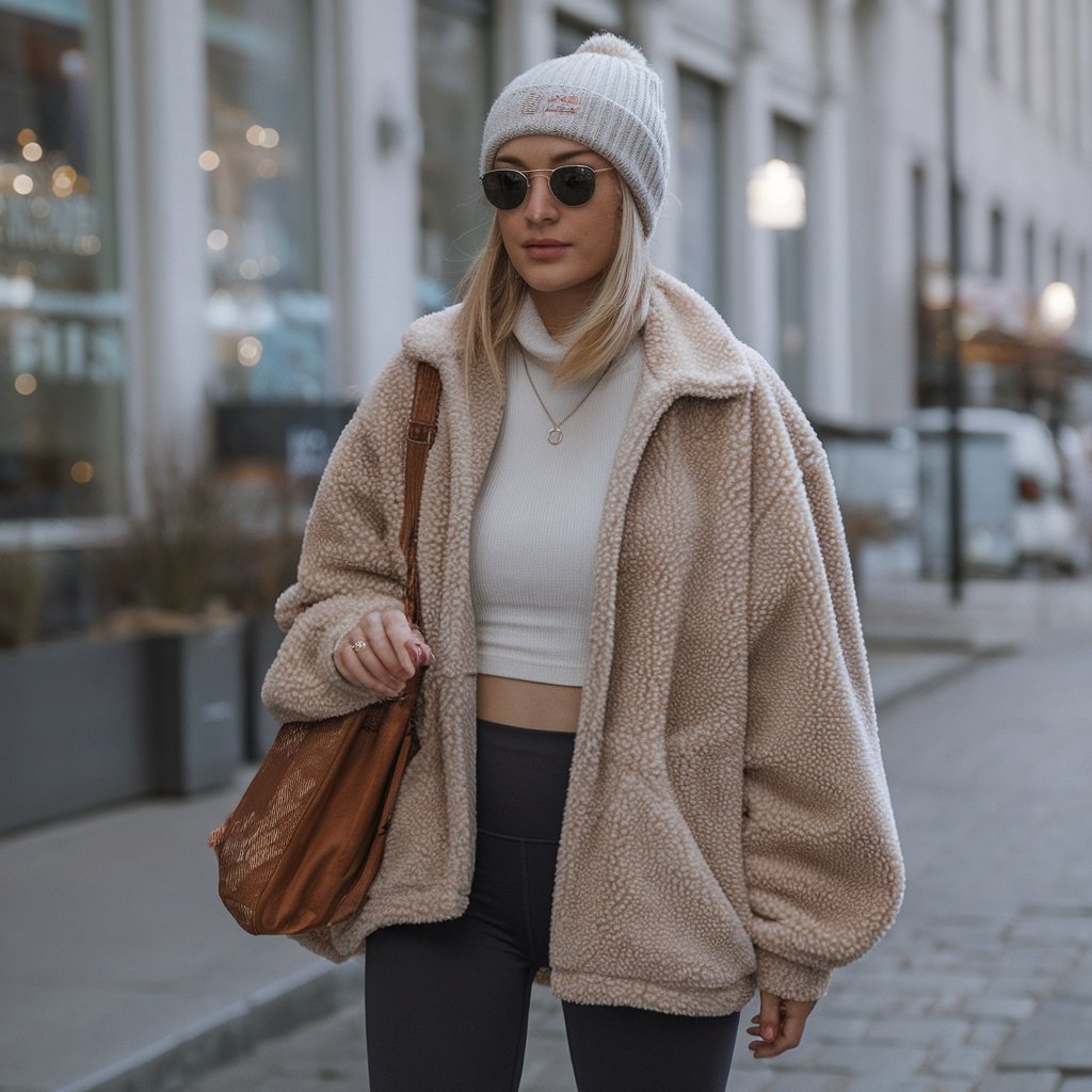 Barn Jacket and Leggings for Comfort