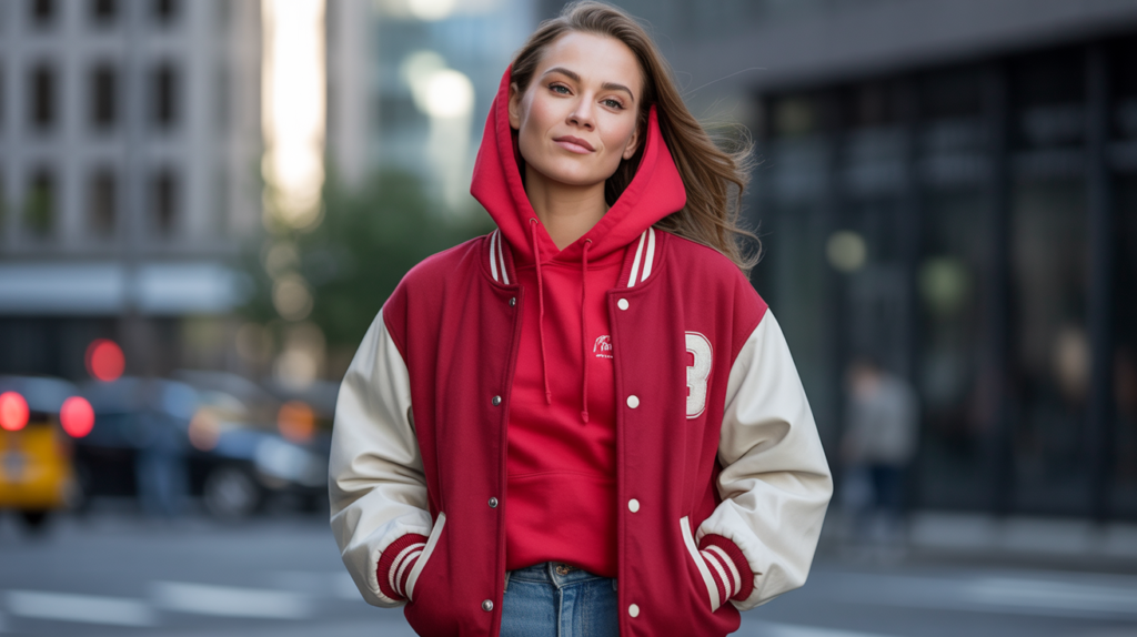 Hoodie and a Varsity Jacket