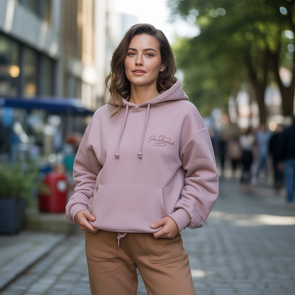 Hoodie with Paper Bag Pants