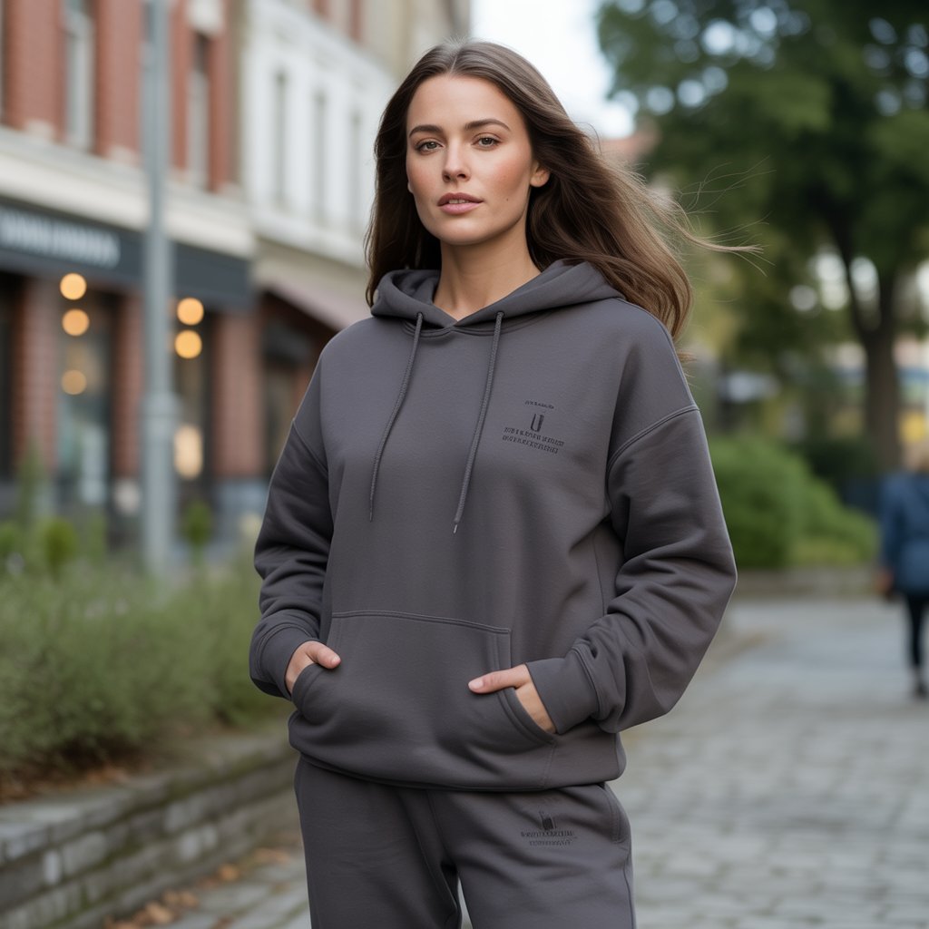 Monochrome Hoodie and Joggers Set
