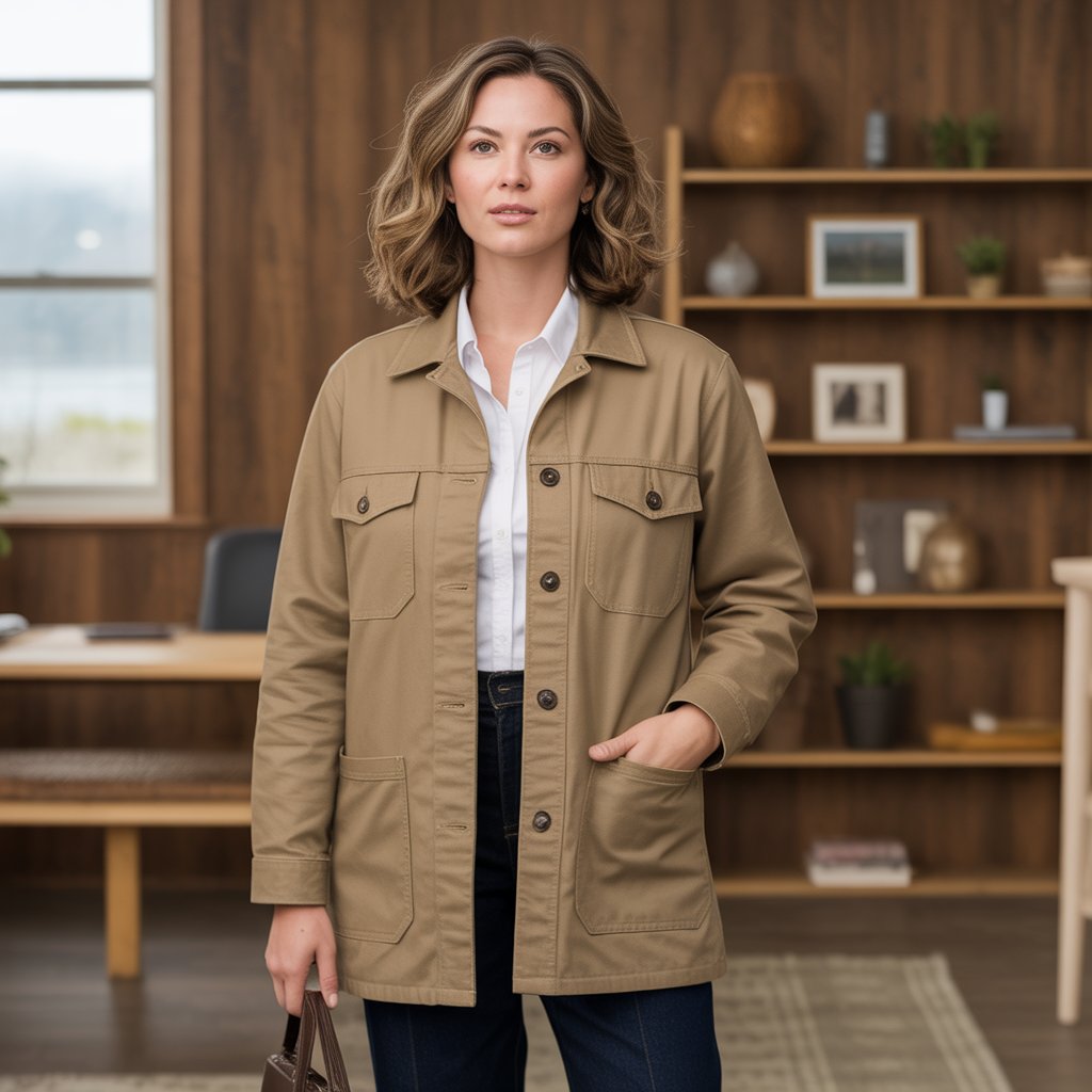 Work-Ready Barn Jacket with Trousers
