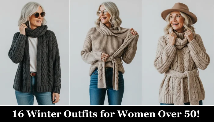 16 Cozy & Stylish Winter Outfits for Women Over 50