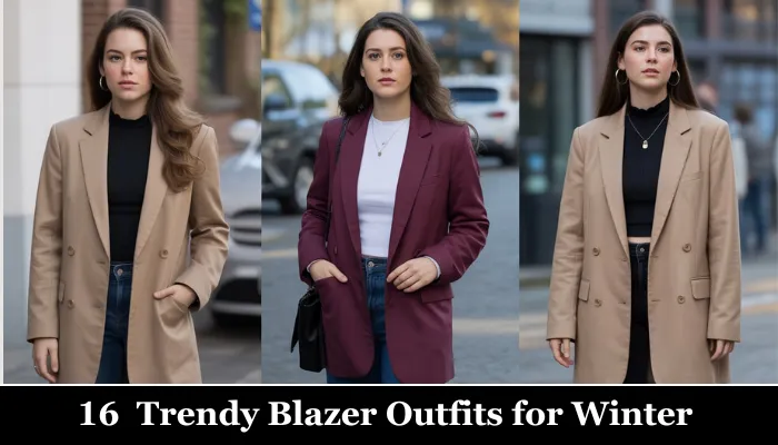 16 Trendy Blazer Outfits for Winter