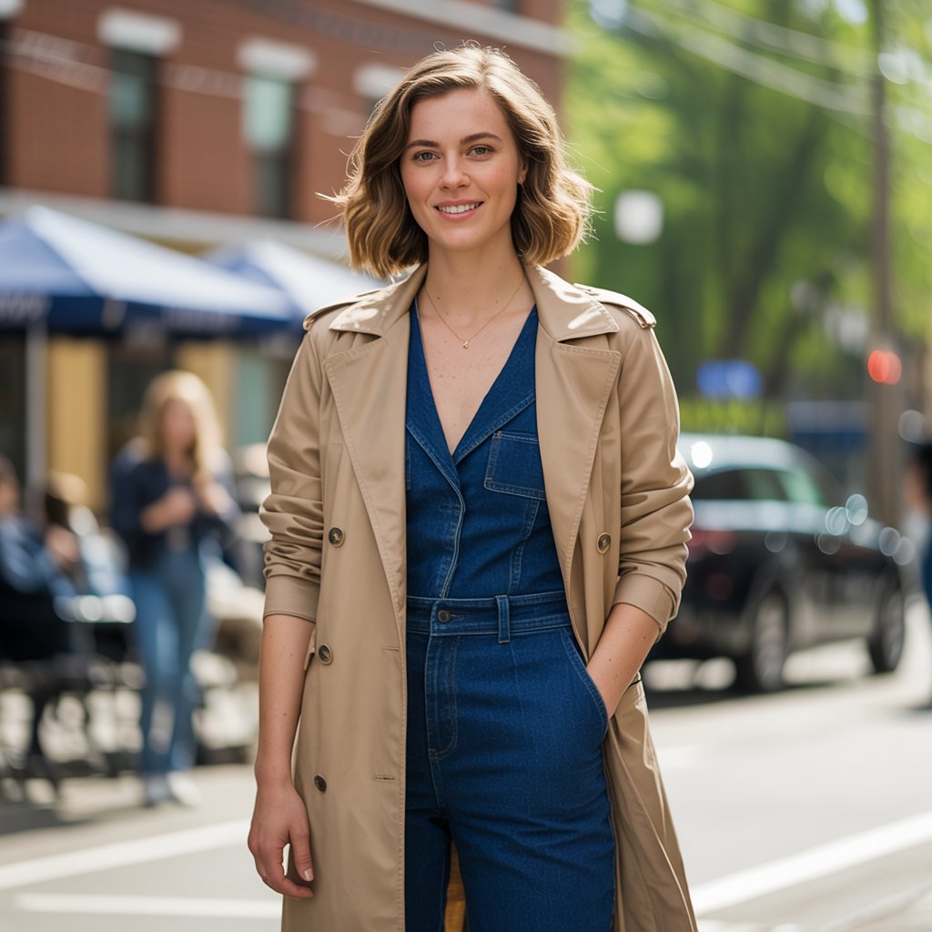 Dressy Look over a Jumpsuit