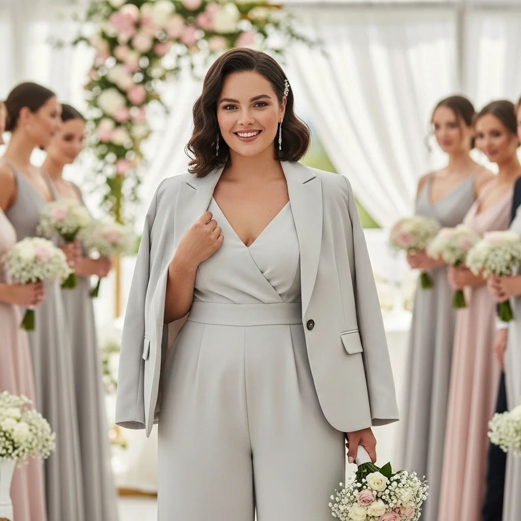 Jumpsuit with a Blazer