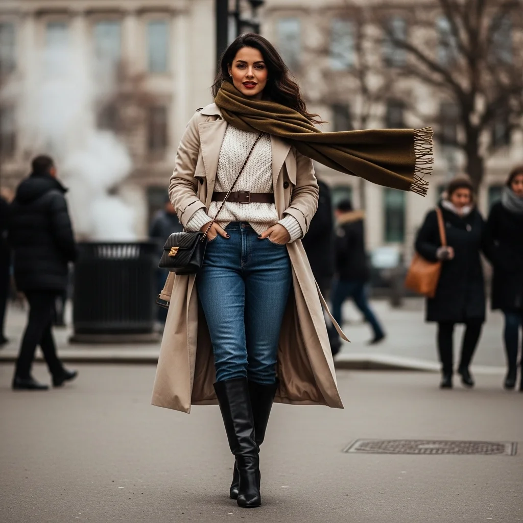 Long Trench with Cozy Layers