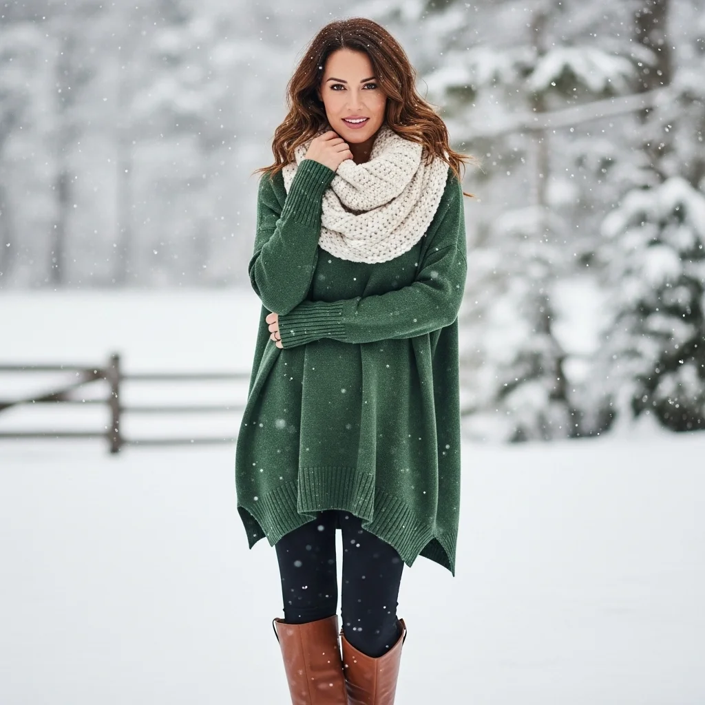 Tunic Sweater and Leggings