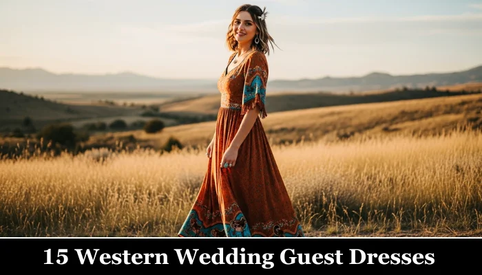 15 Stunning Western Wedding Guest Dresses