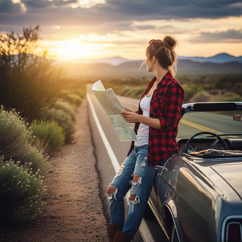Flannel Shirt with Distressed Jeans