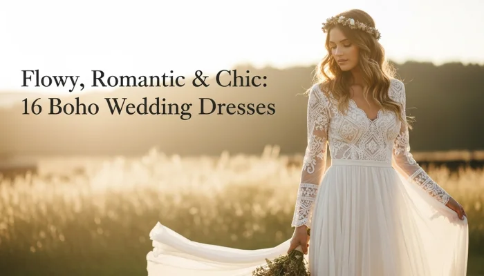 Flowy, Romantic & Chic: 16 Boho Wedding Dresses