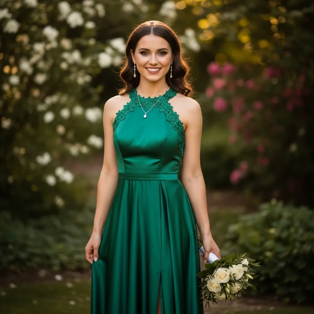 Halter-Neck Formal Dress
