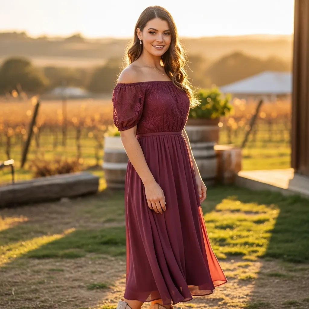Off-The-Shoulder Cocktail Dress
