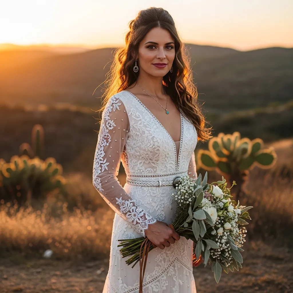 Plunging V-Neck Column Dress