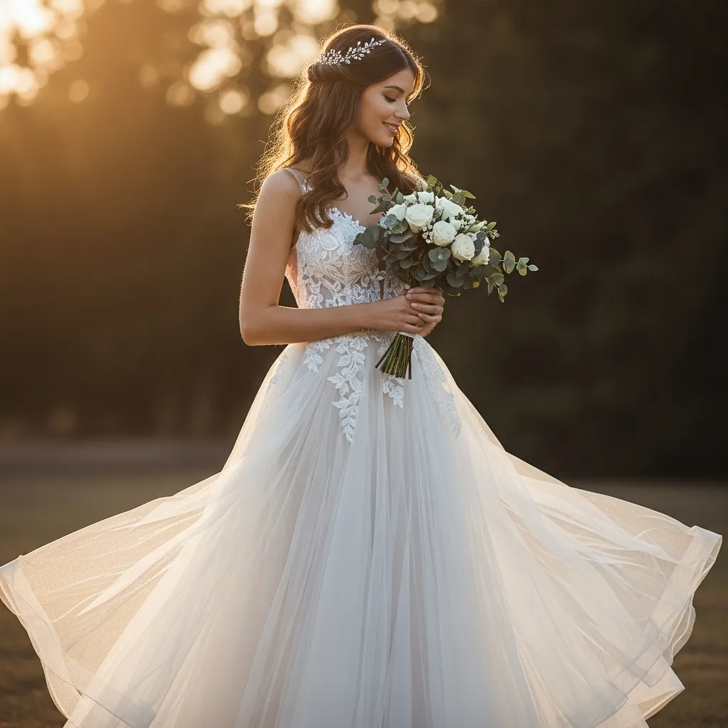 Romantic Tulle A-Line Dress