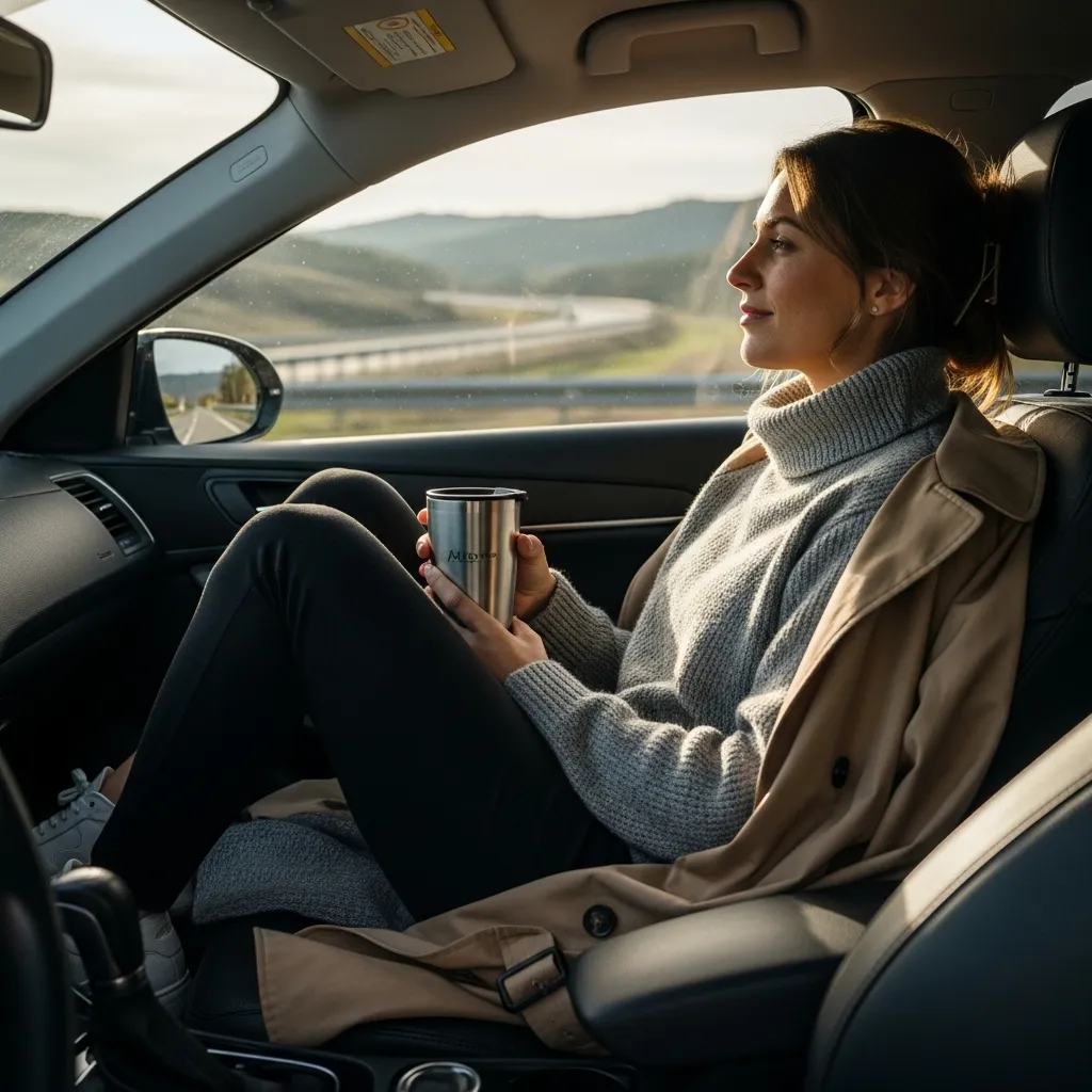 Soft Turtleneck with Stretchy Trousers