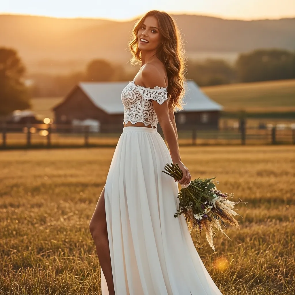 Two-Piece Bridal Set
