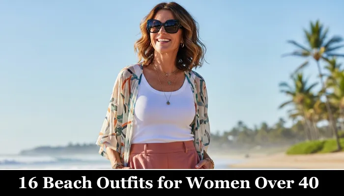 16 Stylish Beach Outfits for Women Over 40