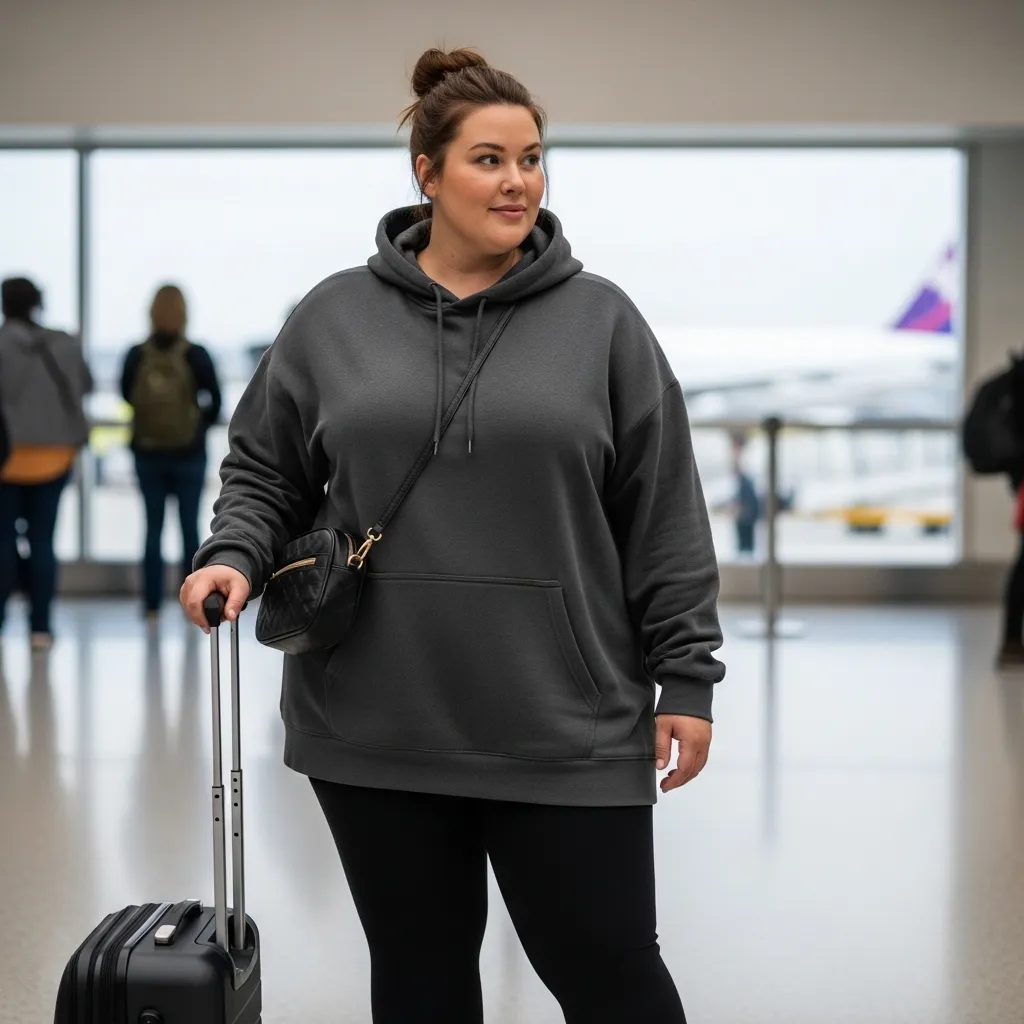 Oversized Hoodie With Stretch Leggings