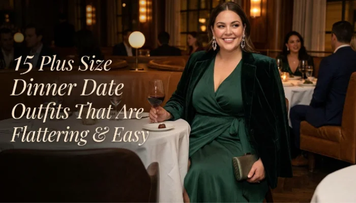 15 Plus Size Dinner Date Outfits That Are Flattering & Easy