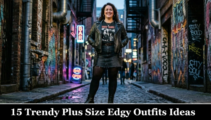 15 Trendy Plus Size Edgy Outfits That Stand Out