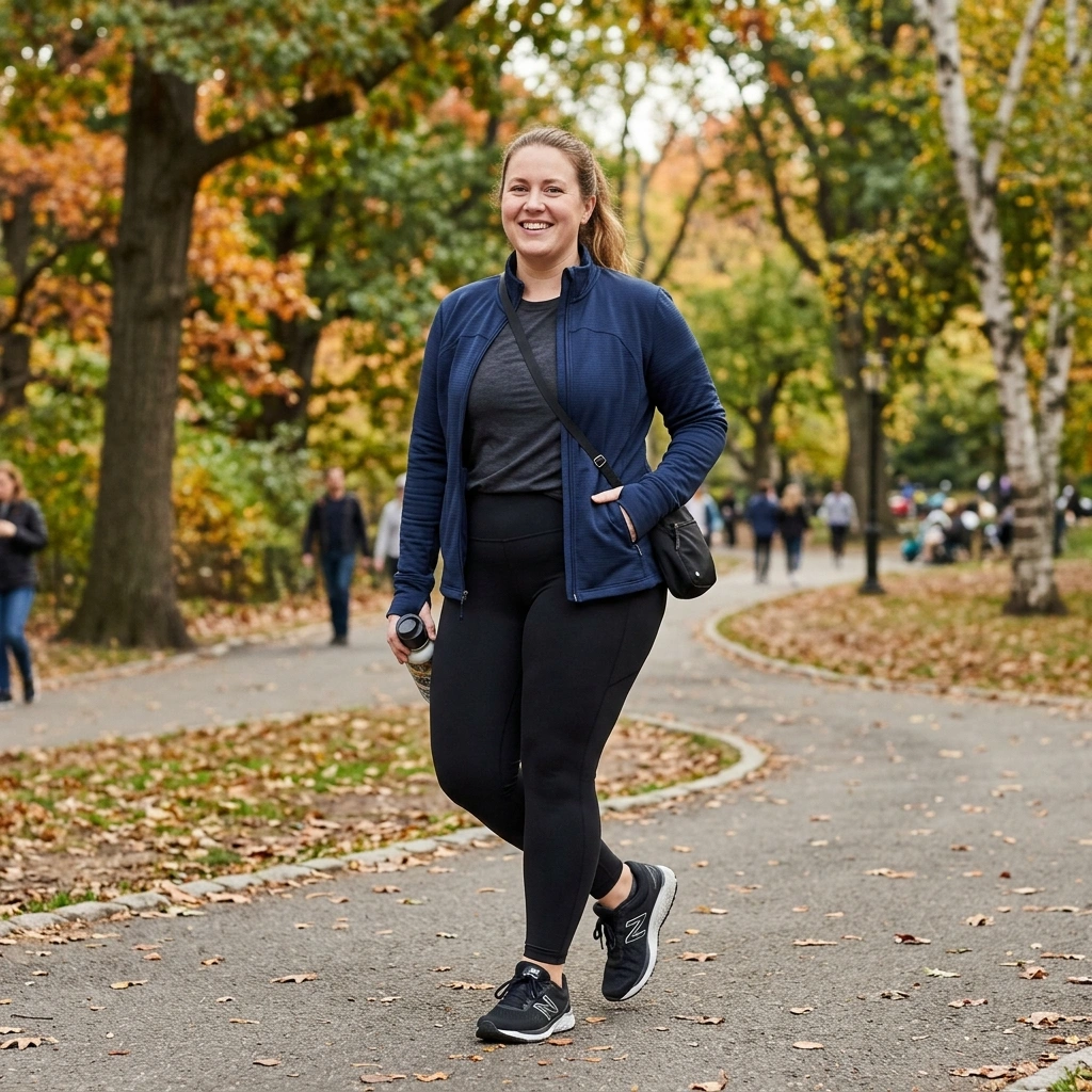 Full Zip Jacket & Leggings with Trainers
