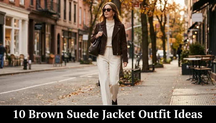 10 Trendy Brown Suede Jacket Outfit Ideas You’ll Love