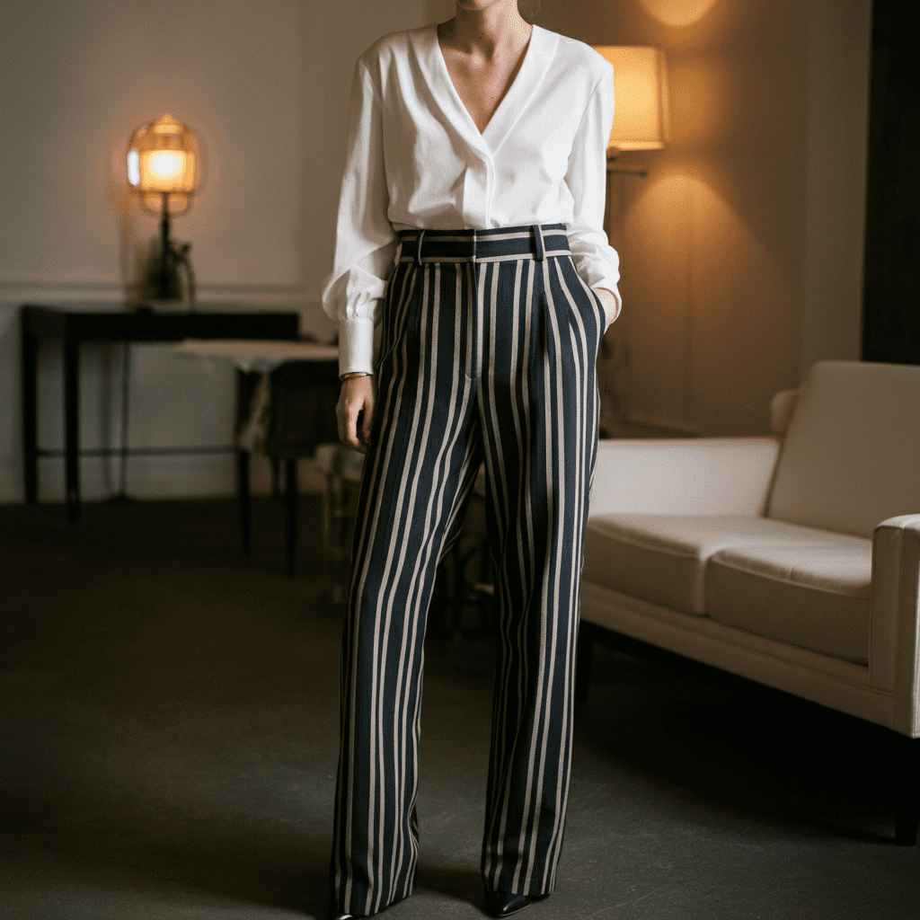 15+ Trendy Striped Pants Outfits You’ll Love Wearing