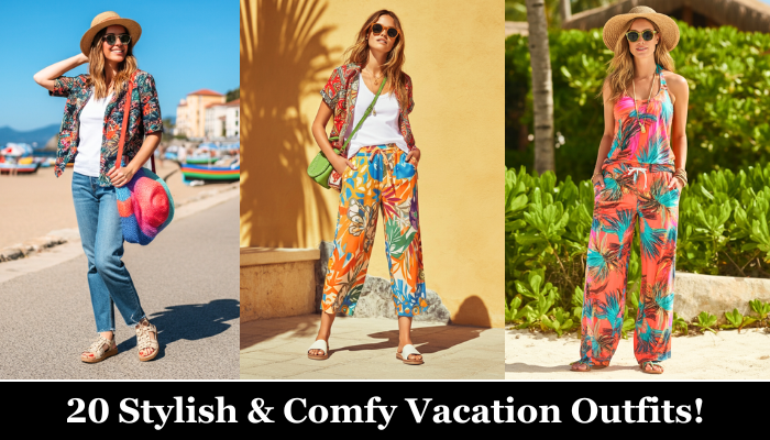 20 Stylish & Comfy Vacation Outfits!