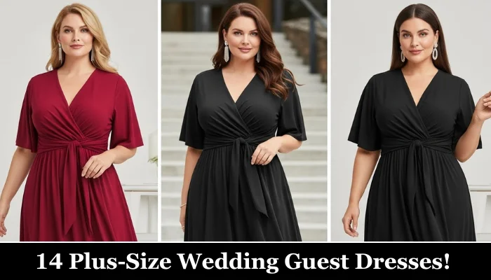 14 Gorgeous Plus-Size Wedding Guest Dresses